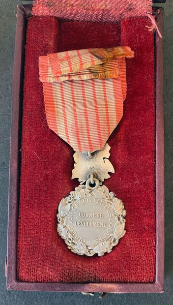 Médaille d'honneur des Douanes, 1897, silver...