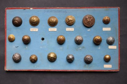 Army and miscellaneous - Lot of buttons from...