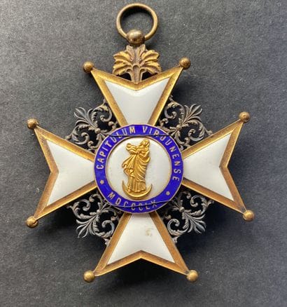 Verdun, croix de chanoine de la cathédrale,...