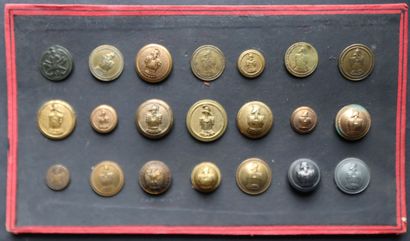 Army and miscellaneous - Lot of buttons from...