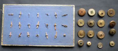 Officiers généraux - Lot of buttons from...