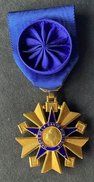 Ordre de la Santé publique, created in 1938,...