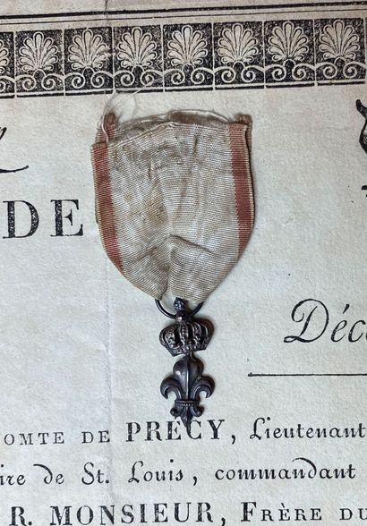 Siège de Lyon, 1793, lot de deux: une décoration...