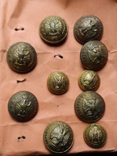 Army - Large lot of 19th century buttons...