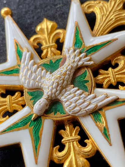 Ordre du Saint-Esprit - Ecclesiastical eight-pointed...