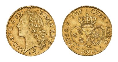 LOUIS XV (1715-1774)
Louis d'or au bandeau...