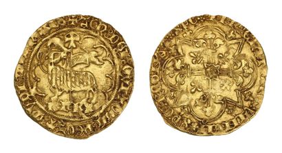 CHARLES VI (1380-1422)
Agnel d'or. La Rochelle...
