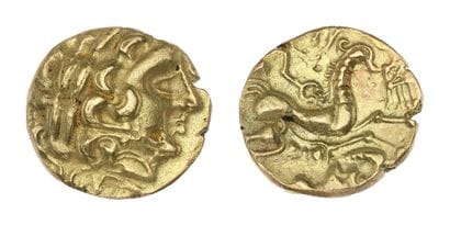 AULERQUES DIABLINTES, Sarthe
Gold statère...