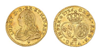 LOUIS XV (1715-1774)
Demi louis d'or aux...
