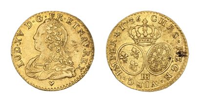 LOUIS XV (1715-1774)
Demi louis d'or aux...