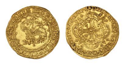 CHARLES VI (1380-1422)
Golden Agnel. Saint-Lô...