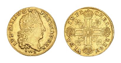 LOUIS XIV (1643-1715)
Half gold louis with...