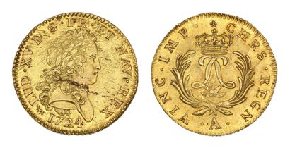 LOUIS XV (1715-1774)
Double louis d'or mirliton....