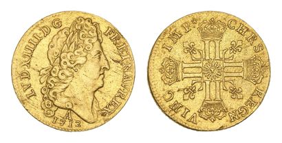 LOUIS XIV (1643-1715)
Double gold louis in...