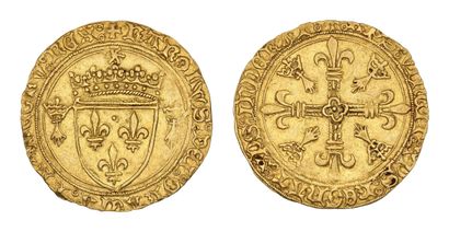 CHARLES VIII (1483-1498)
Écu d'or au soleil...
