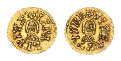 SPAIN, Visigoth Kingdom: Sisebut (612-621)
Gold...