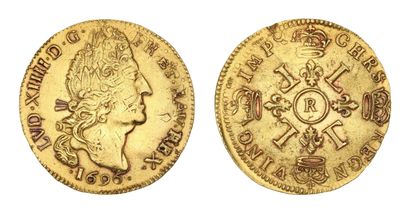 LOUIS XIV (1643-1715)
Louis d'or aux quatre...