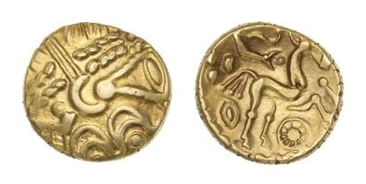 SUESSIONES, Soissons region
Gold statère...