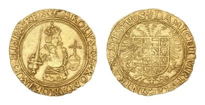 COUNTY OF FLANDERS: Charles V (1515-1555)
Gold...