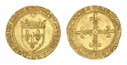 LOUIS XI (1461-1483)
Écu d'or au soleil....