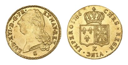 LOUIS XVI (1774-1793)
Double louis d'or au...