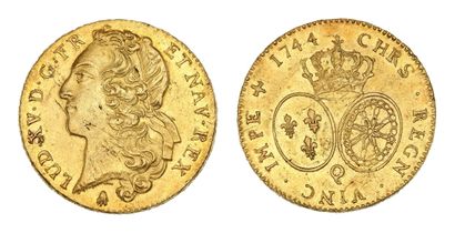 LOUIS XV (1715-1774)
Double louis d'or au...