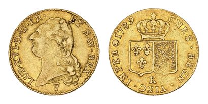 LOUIS XVI (1774-1793)
Double louis d'or au...