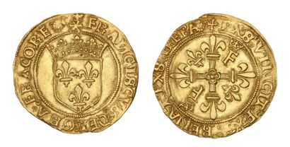 FRANÇOIS Ier (1515-1547)
Écu d'or au soleil,...