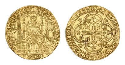COUNTY OF FLANDERS: Louis de Male (1346-1384)
Gold...