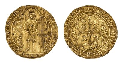 CHARLES V (1364-1380)
Franc à pied. 3.82...