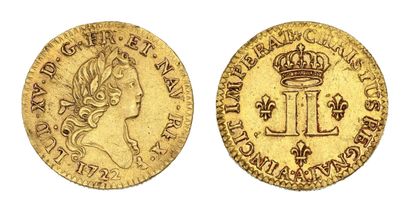 LOUIS XV (1715-1774)
Demi louis d'or aux...