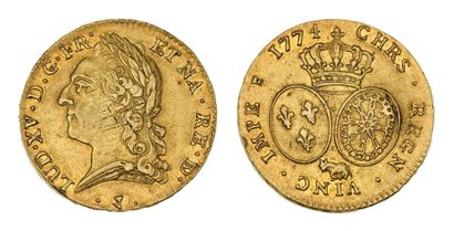 LOUIS XV (1715-1774)
Double louis d'or à...
