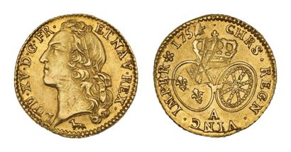 LOUIS XV (1715-1774)
Louis d'or au bandeau....