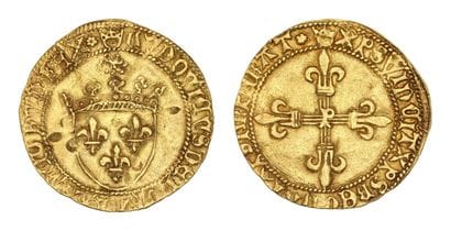 LOUIS XI (1461-1483)
Écu d'or au soleil....