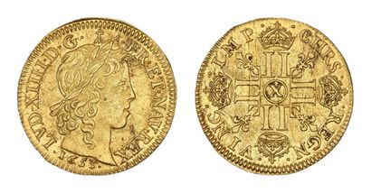 LOUIS XIV (1643-1715)
Louis d'or à la mèche...