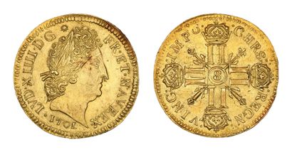 LOUIS XIV (1643-1715)
Louis d'or aux huit...