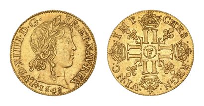 LOUIS XIV (1643-1715)
Louis d'or à la mèche...