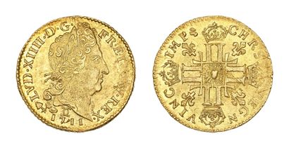 LOUIS XIV (1643-1715)
Half gold louis with...