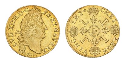 LOUIS XIV (1643-1715)
Double louis d'or aux...