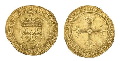 LOUIS XI (1461-1483)
Écu d'or au soleil....