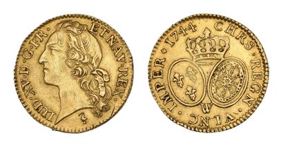 LOUIS XV (1715-1774)
Louis d'or au bandeau....