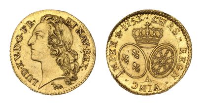 LOUIS XV (1715-1774)
Louis d'or au bandeau....