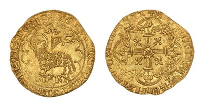 CHARLES VI (1380-1422)
Agnel d'or. Montpellier...