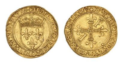 FRANÇOIS Ier (1515-1547)
Écu d'or au soleil,...