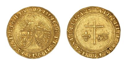 HENRI VI (1422-1453)
Golden Angelot. Paris...