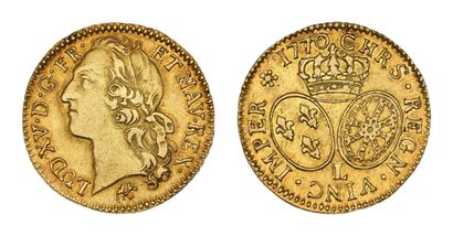 LOUIS XV (1715-1774)
Louis d'or au bandeau....