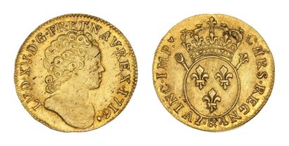 LOUIS XV (1715-1774)
Louis d'or aux insignes,...