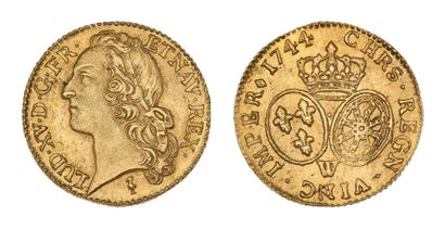 LOUIS XV (1715-1774)
Louis d'or au bandeau....