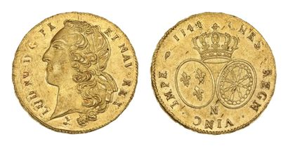 LOUIS XV (1715-1774)
Double louis d'or au...