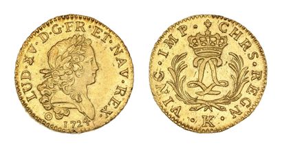 LOUIS XV (1715-1774)
Louis d'or mirliton,...